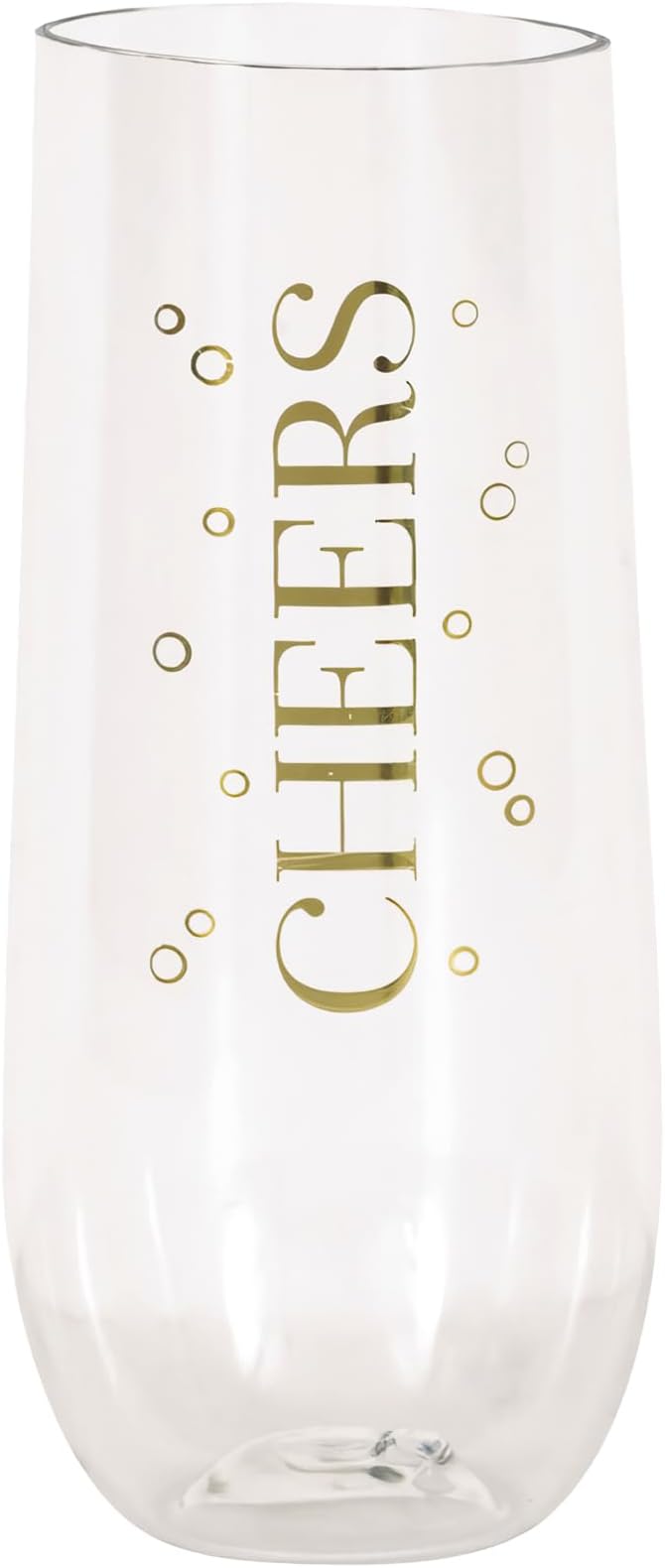 Vaso 9oz Champagne Cheers C/1