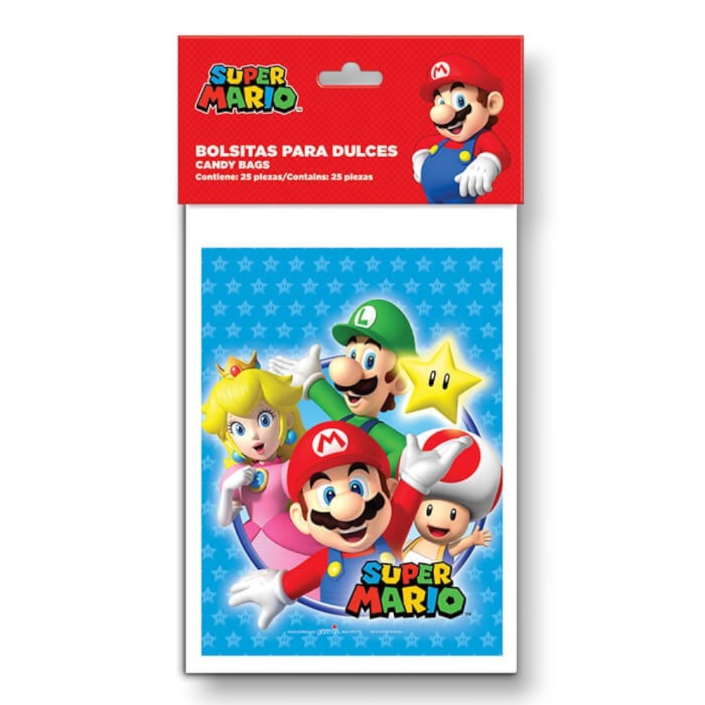 Mario Bros Candy Bag (25 count)