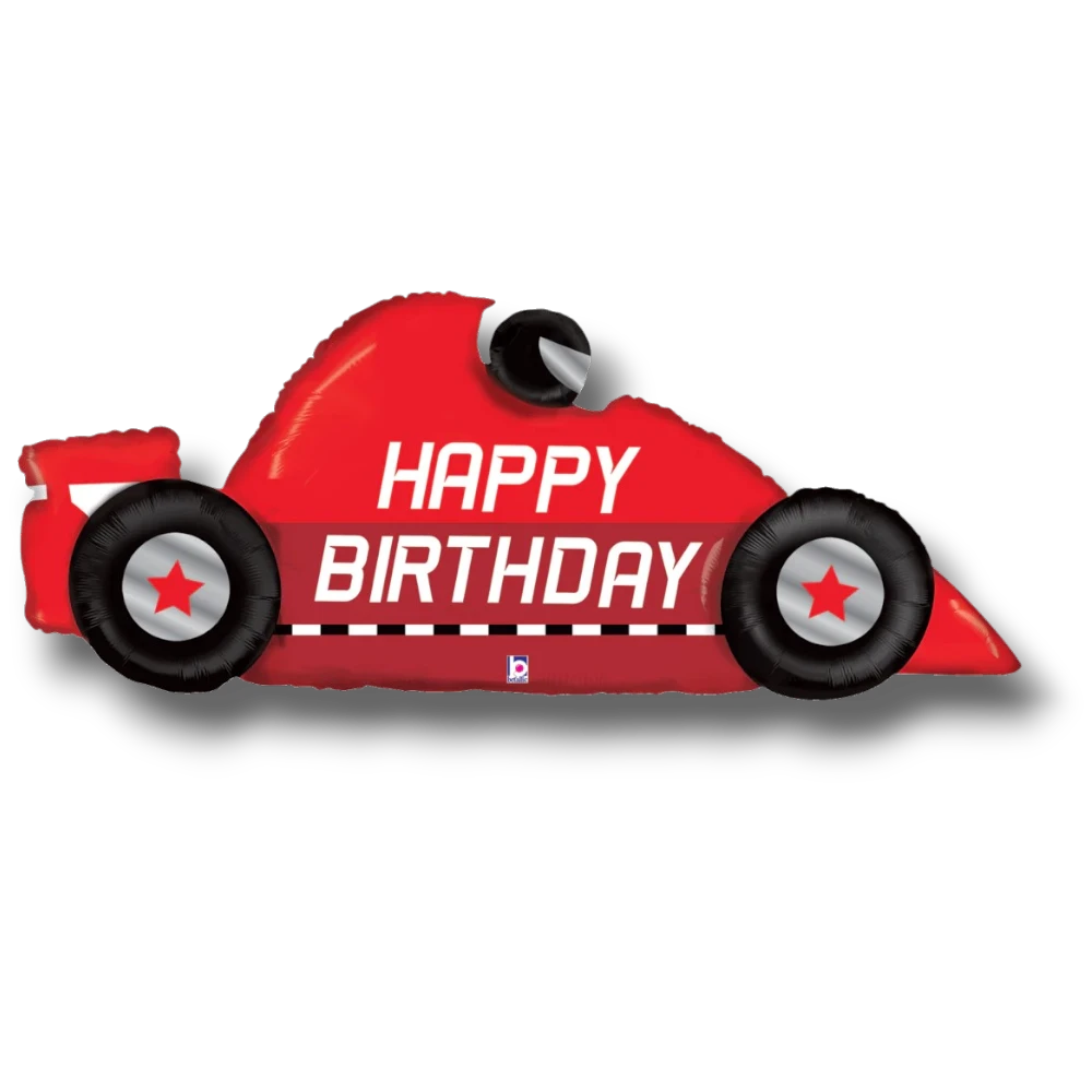 Globo Figura 36" Carro Happy Birthday C/1