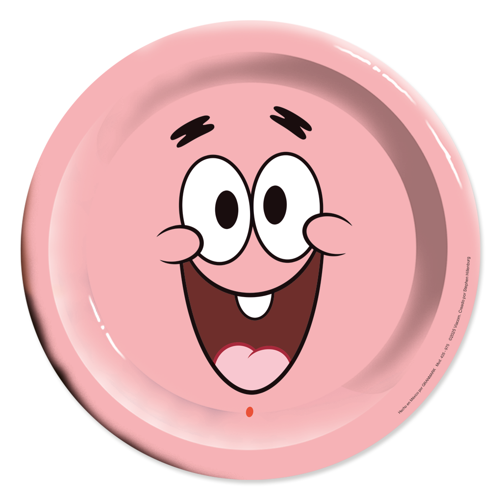 Plato 7" Bob Esponja C/6