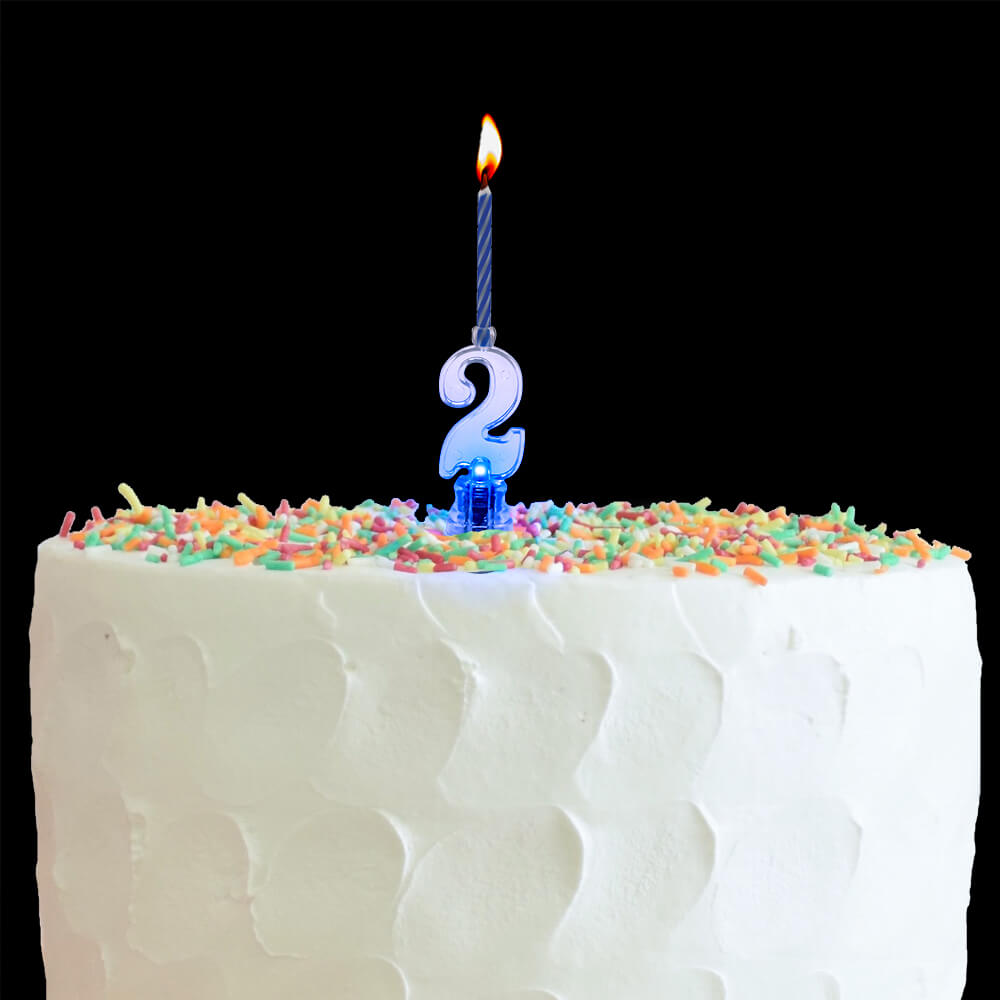 LED Candle Number 2 C/1