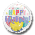 Balloon 36" Icons Confetti Birthday C/1