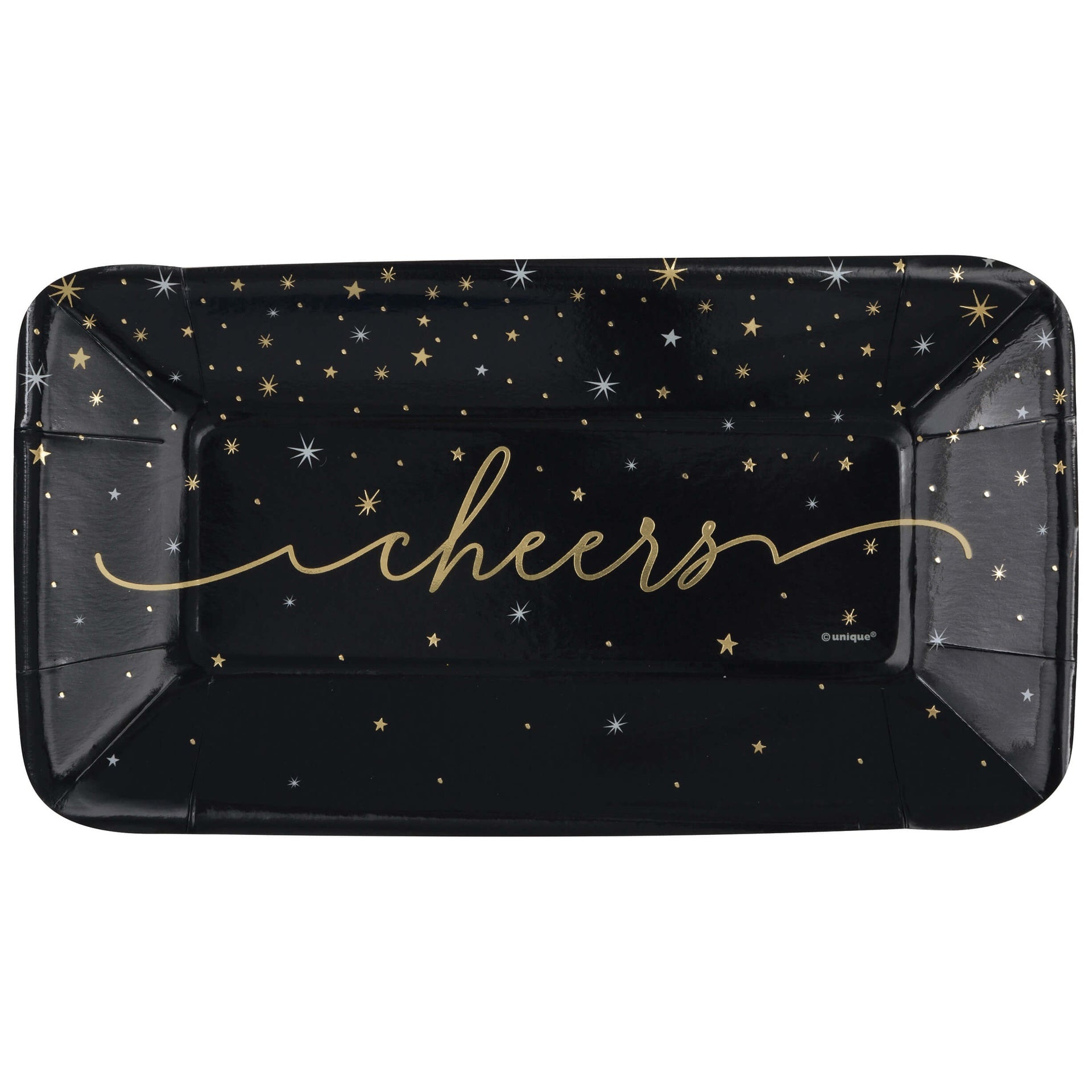 Plato Rectangular Disco New Year's C/8