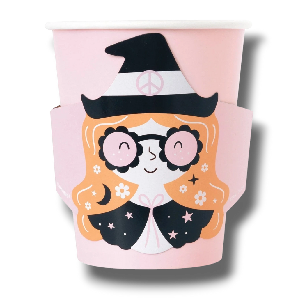Groovy Halloween Paper Cups with Pop C/4