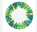 Plato 7" Tropical Leaves C/8