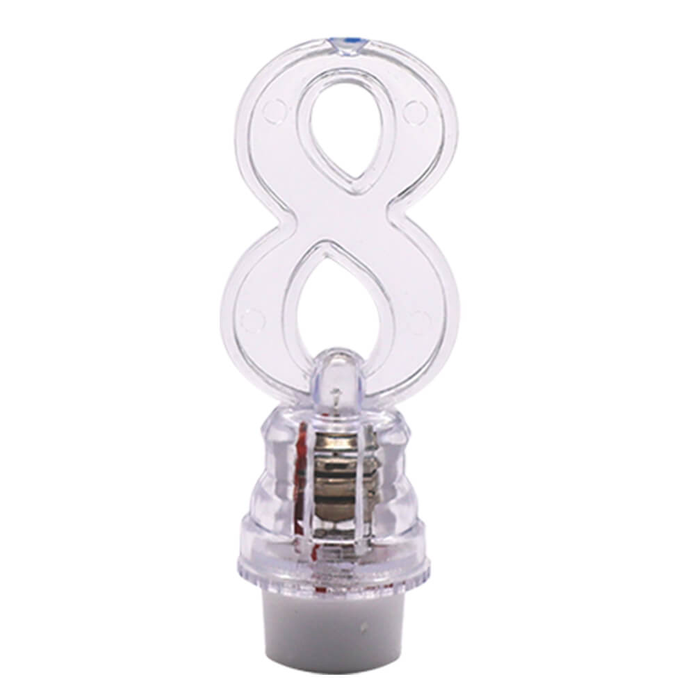 Vela Led Numero 8 C/1