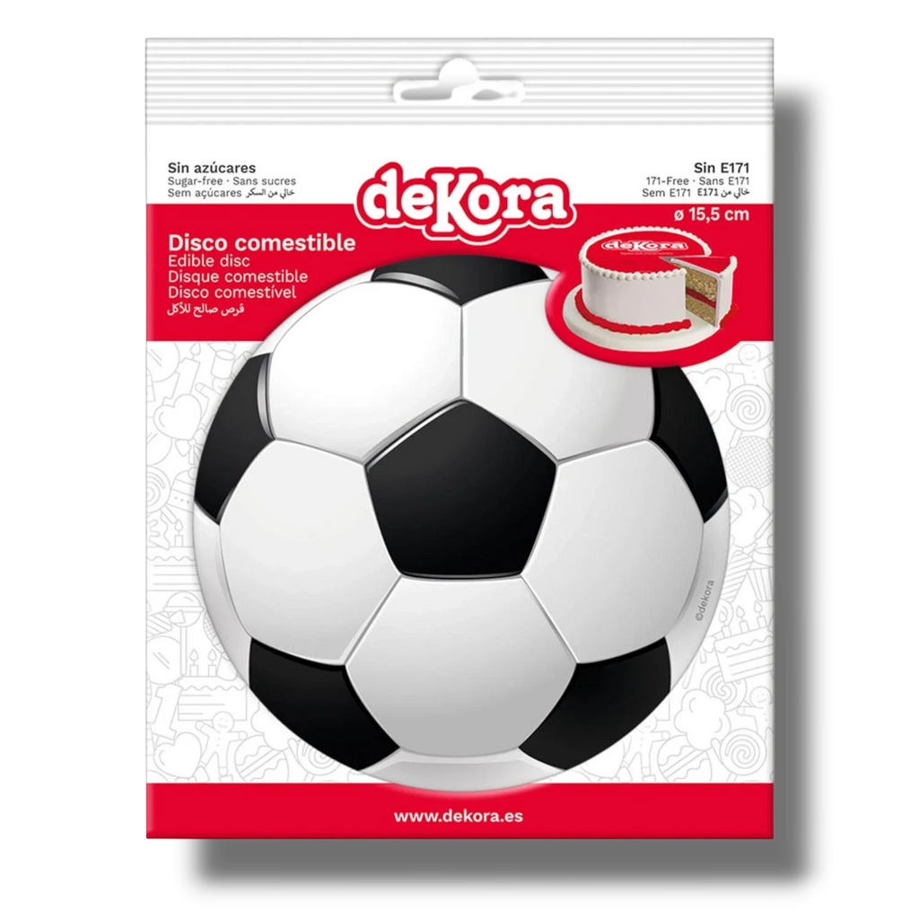 Disco Comestible Tarta Balon Soccer C/1