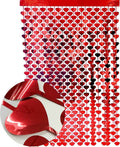Red Hearts Curtain C/1