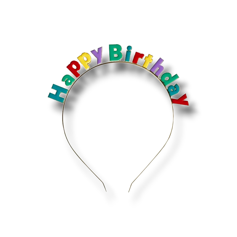 Tiara Metalica Happy Birthday C/1