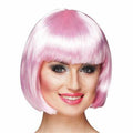 Peluca Neon Rosa Estilo Bob C/1