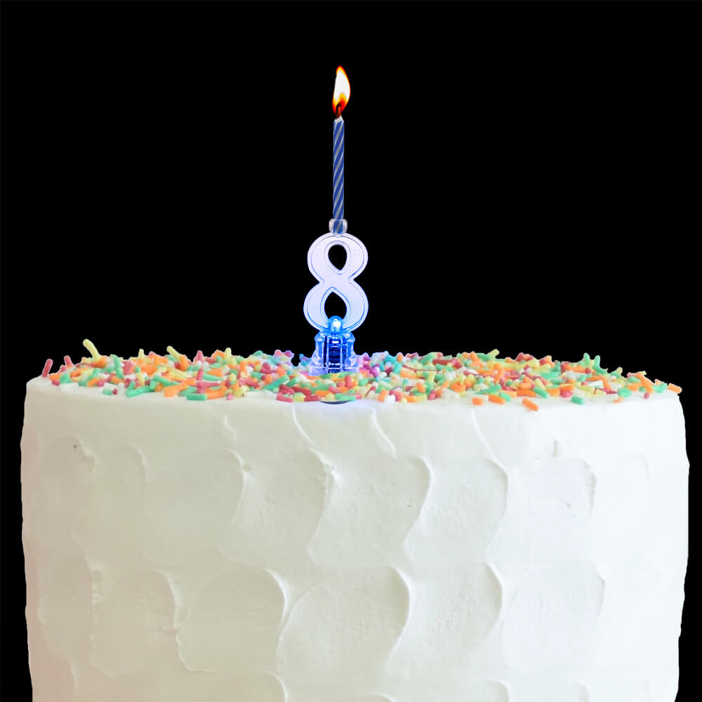 LED Candle Number 8 C/1
