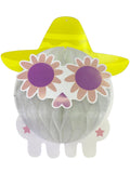 Esfera Decoracion Papel Calavera C/1