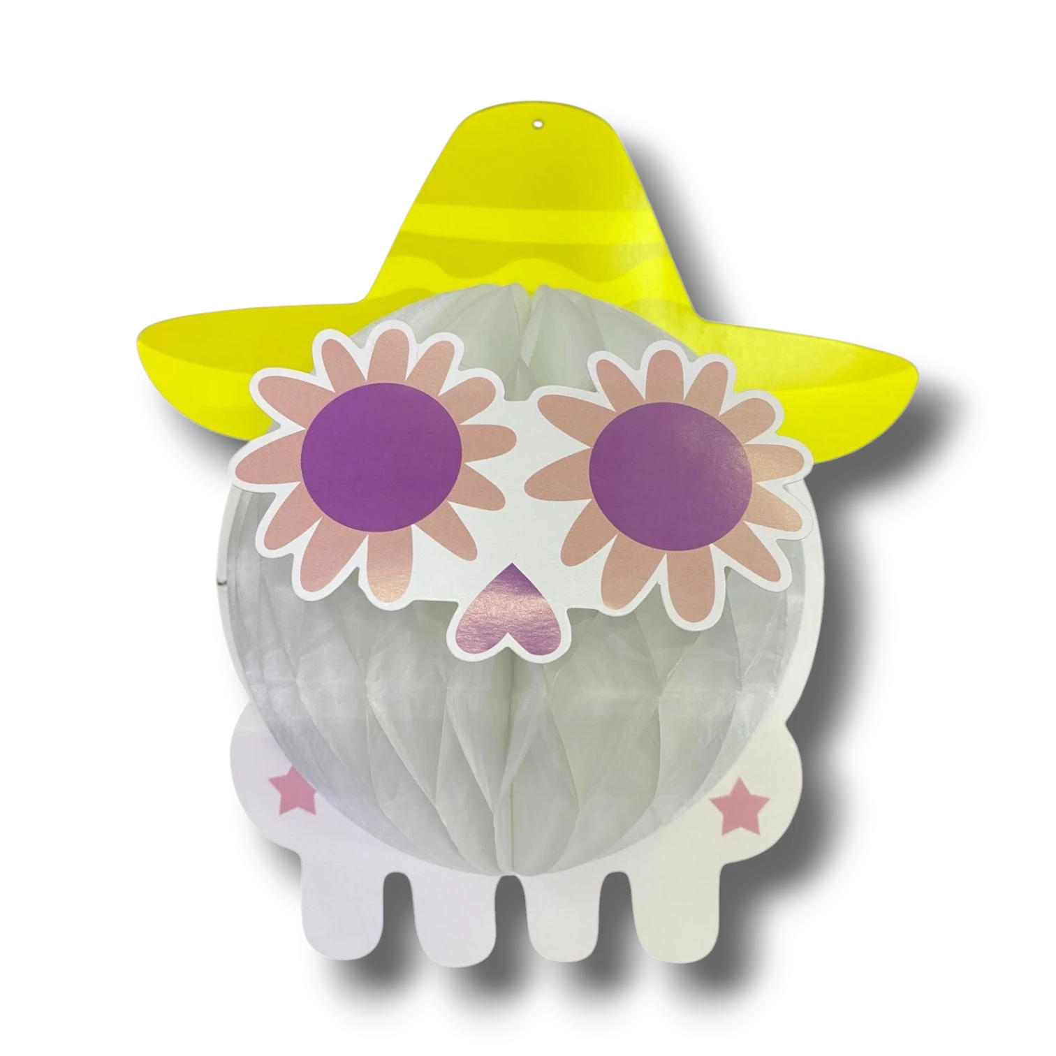 Esfera Decoracion Papel Calavera C/1