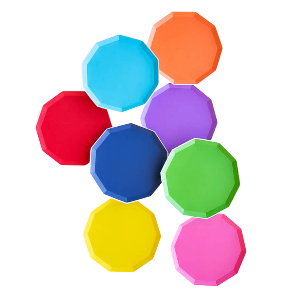 Plato 10" Sprinkles & Smiles Colores C/8
