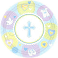 Plato 7" Sweet Christening Blue C/8