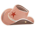 Cowboy Tan Hat Figurine Plate C/8