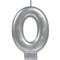 Silver Number Candle 0 C/1