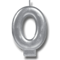 Silver Number Candle 0 C/1
