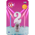 Vela Led Numero 2 C/1