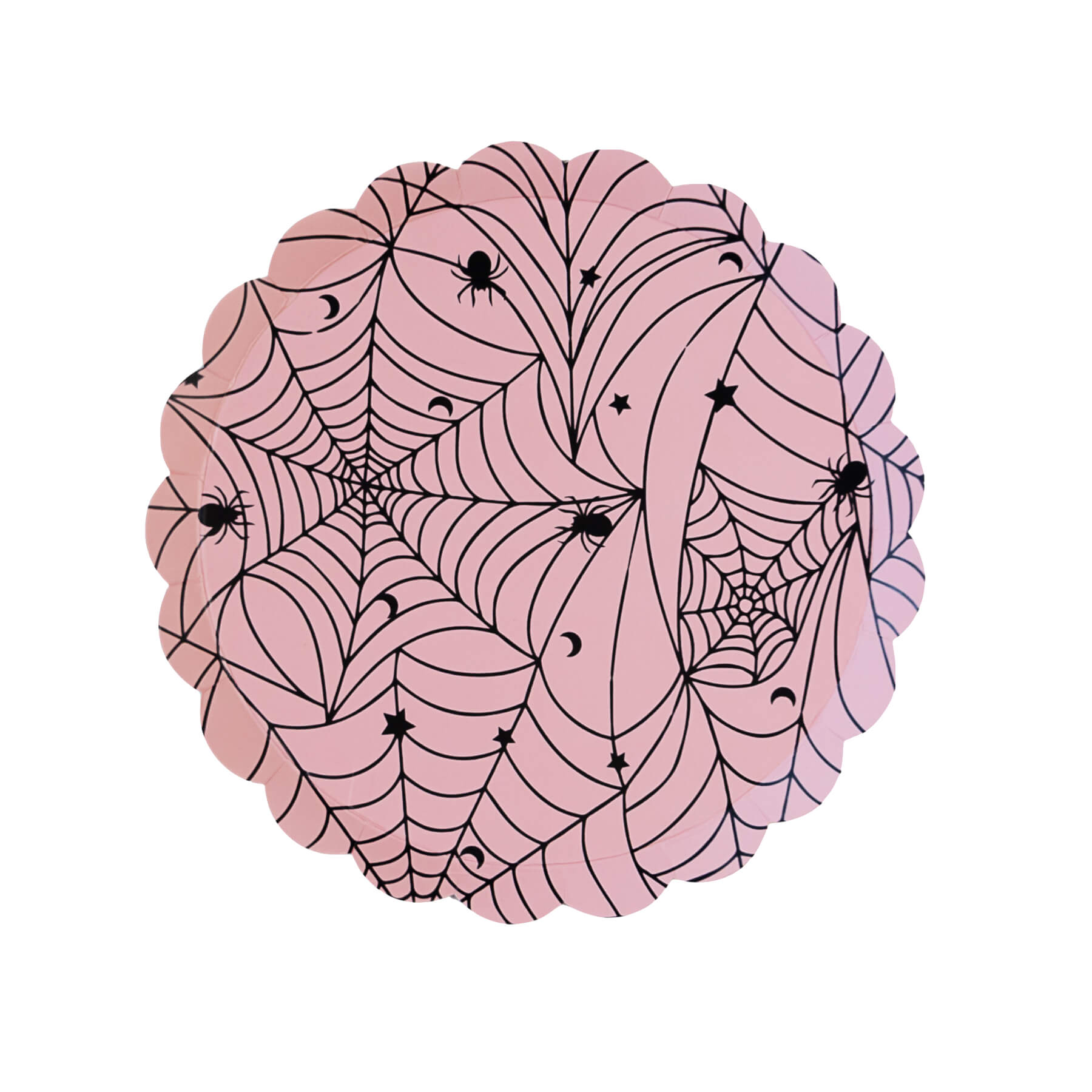 Plato 8" Pink Spider Web C/8