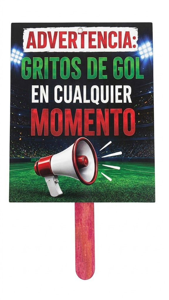 Props Advertencia Gritos Del Gol C/1