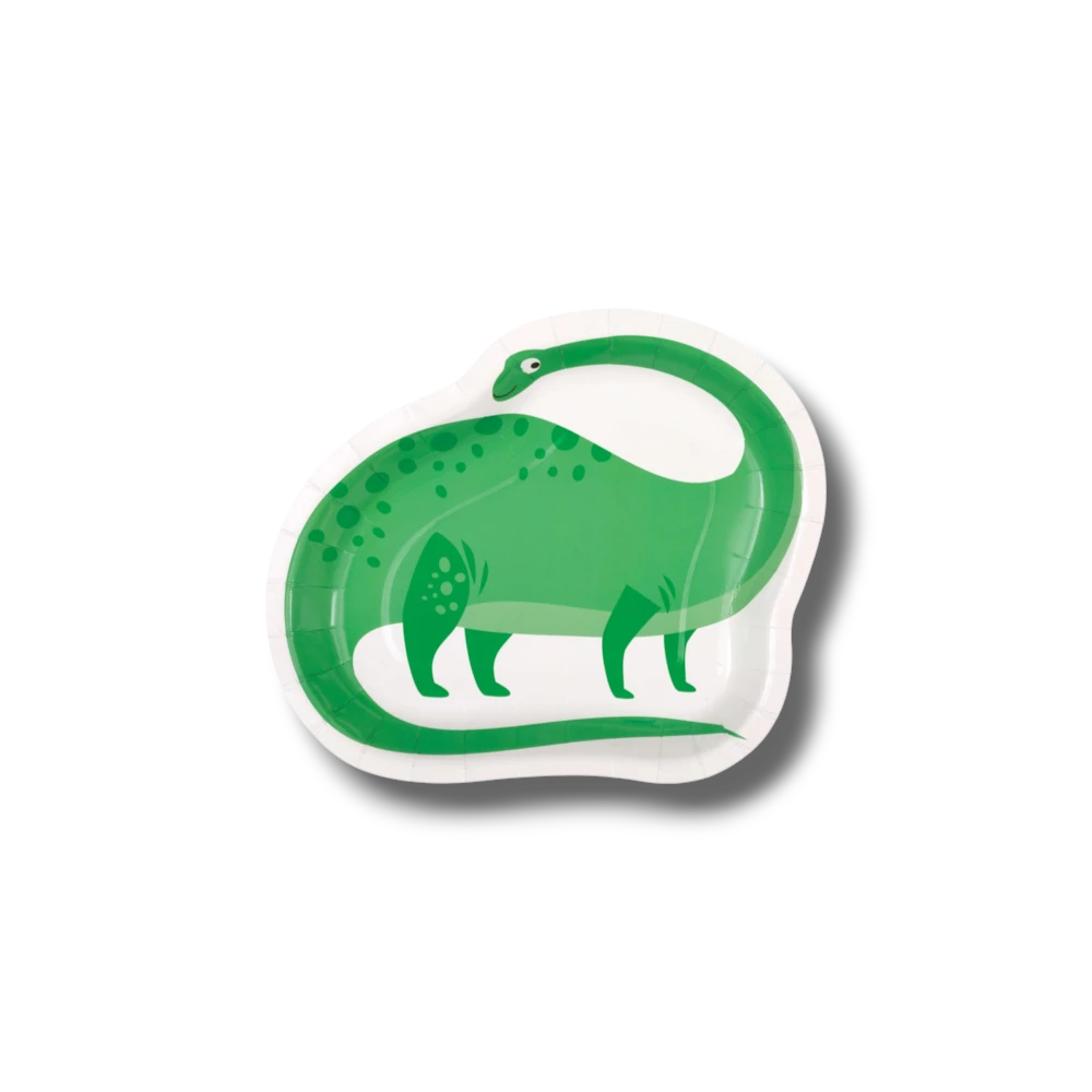 Plato Figura Green Dino C/8
