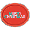 Bright Santa Oval Plate C/8