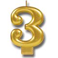 Golden Number Candle 3 C/1