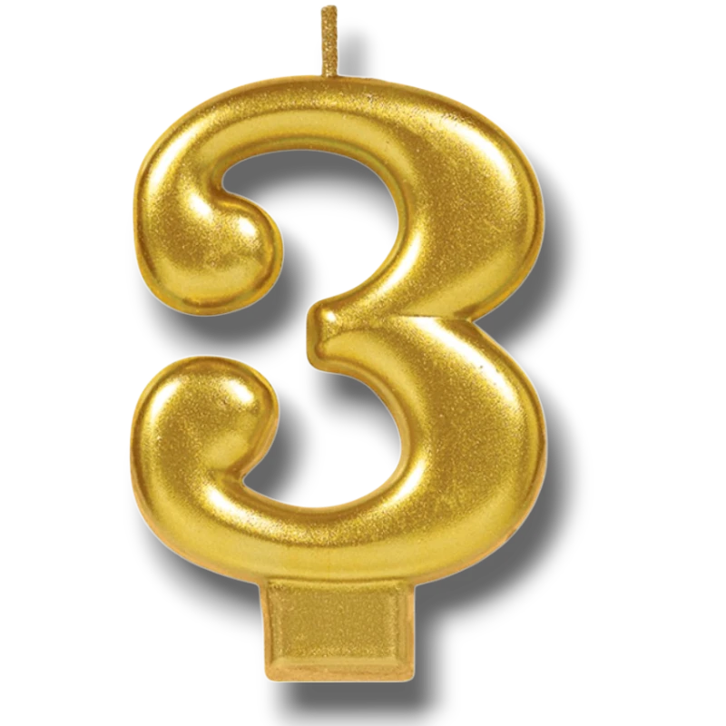 Golden Number Candle 3 C/1
