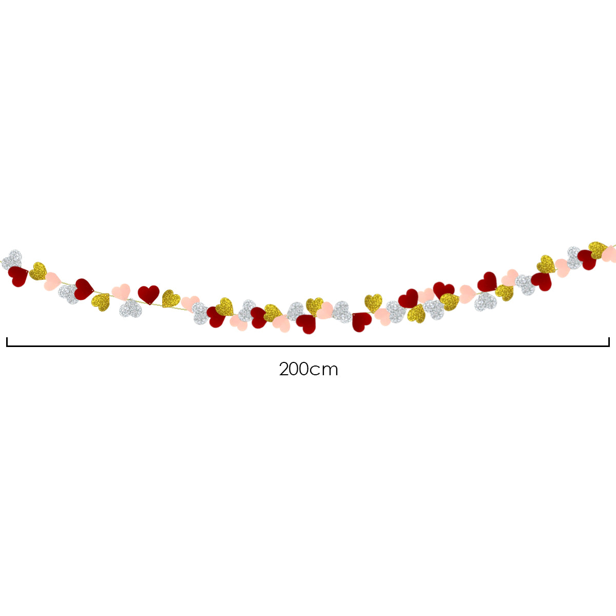Heart Garland 2m C/1