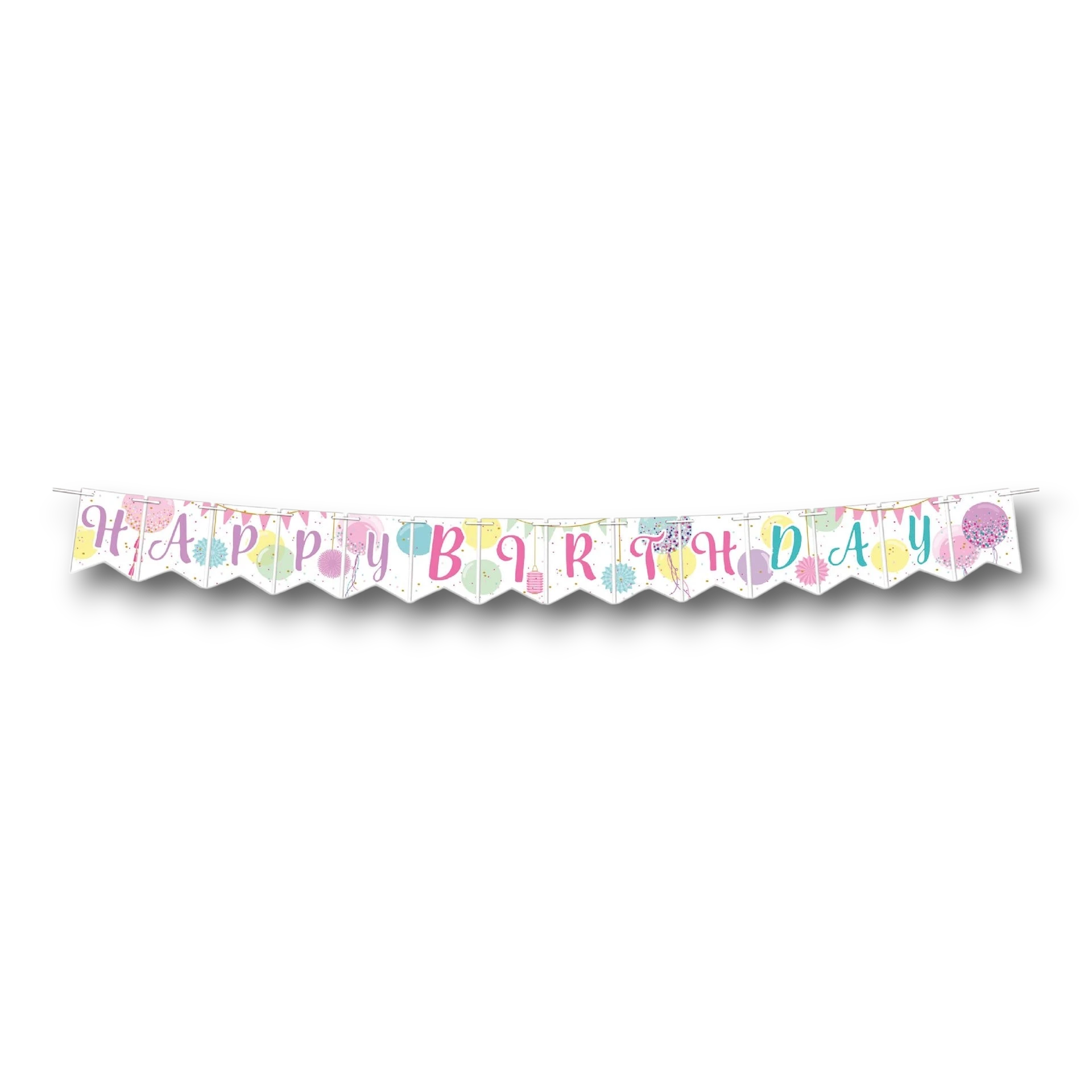 Pennant Happy Birthday Sweet Balloons C/1