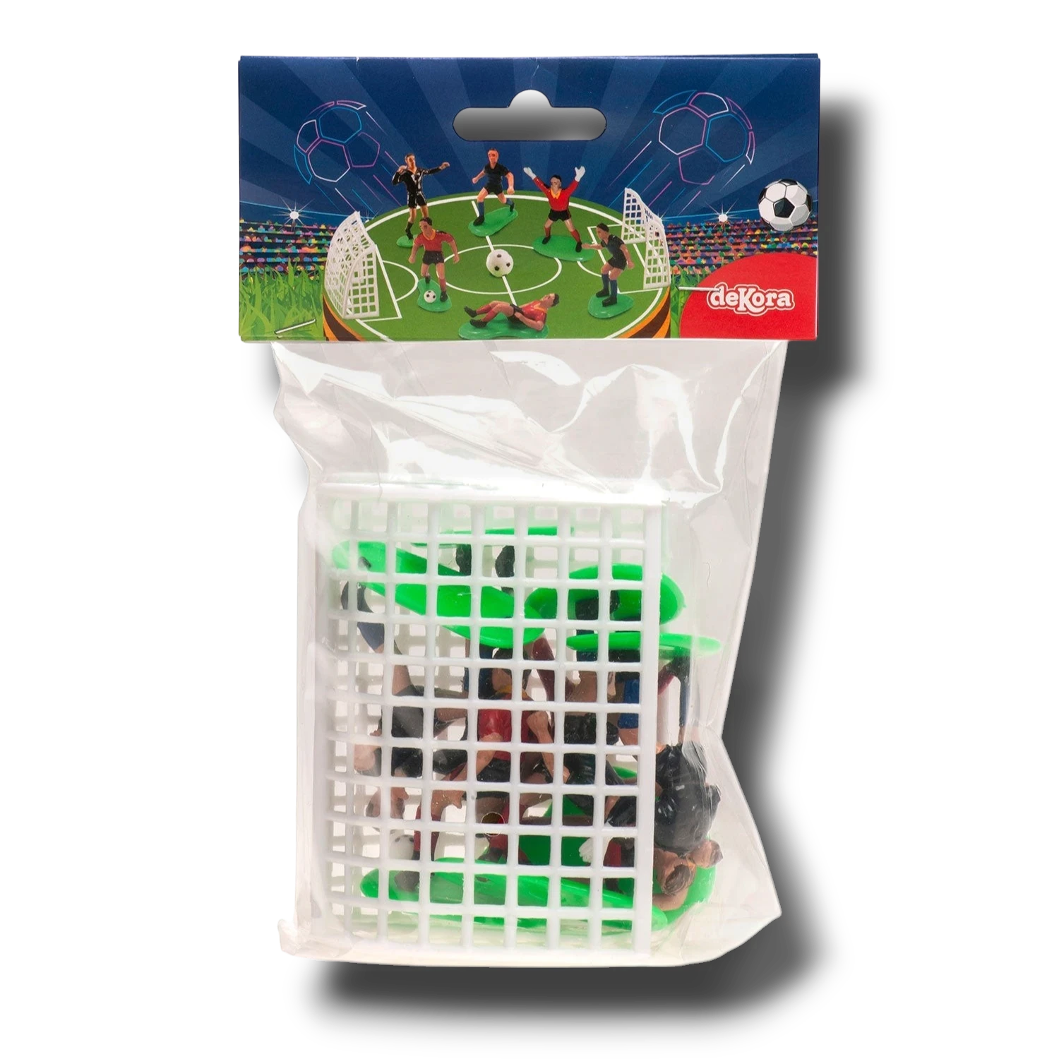 Kit Futbol Rojo Y Azul PVC