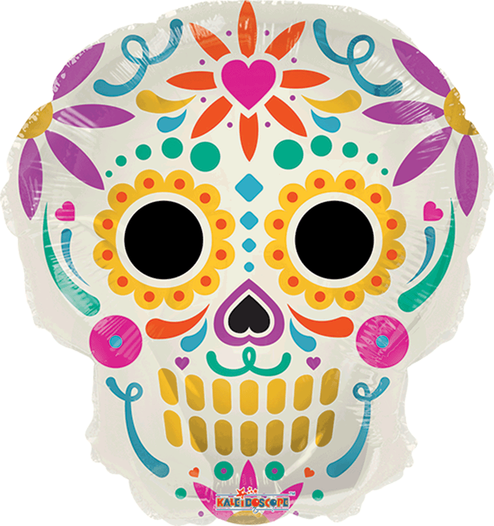 Globo 18" Calaverita Dia de Muertos C/1