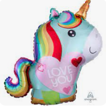 Globo 18" Cabeza Unicornio C/1