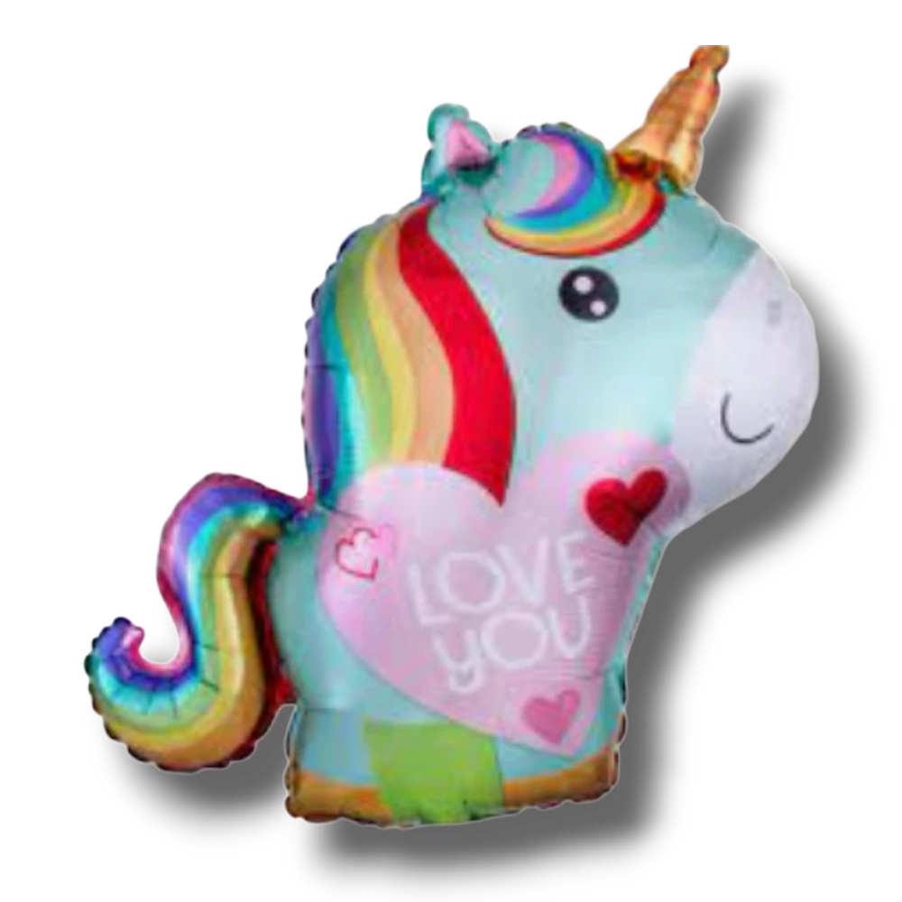 18" Unicorn Head Balloon (1 per balloon)
