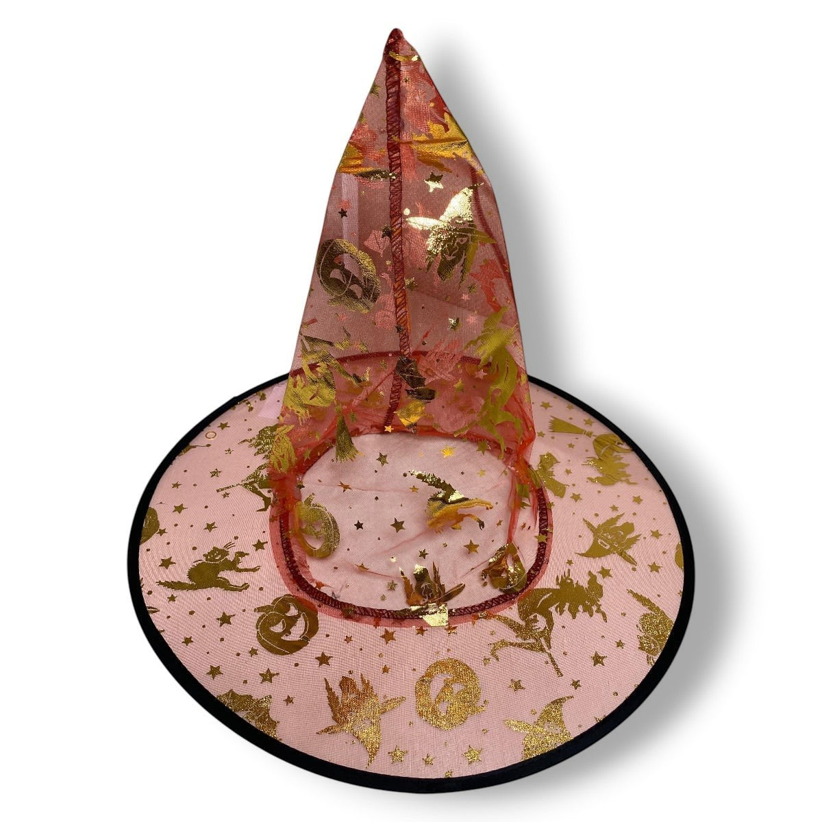 Sombrero De Bruja Rosa C/1