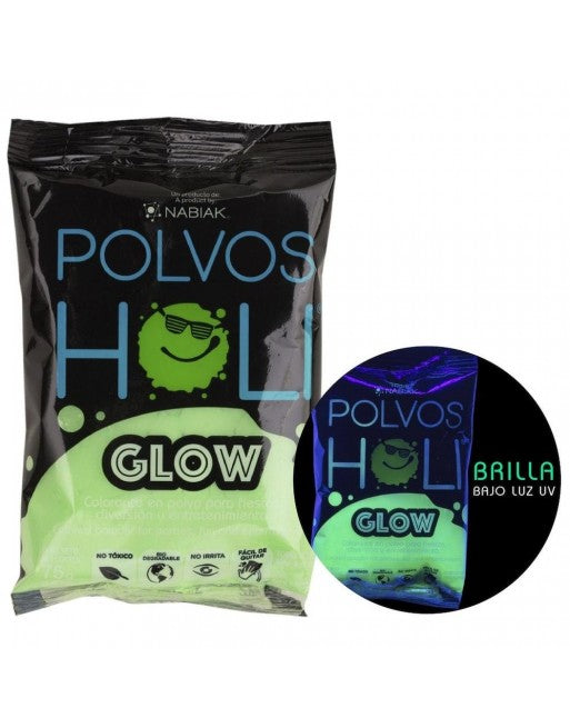 Polvo Holi Glow Verde C/1