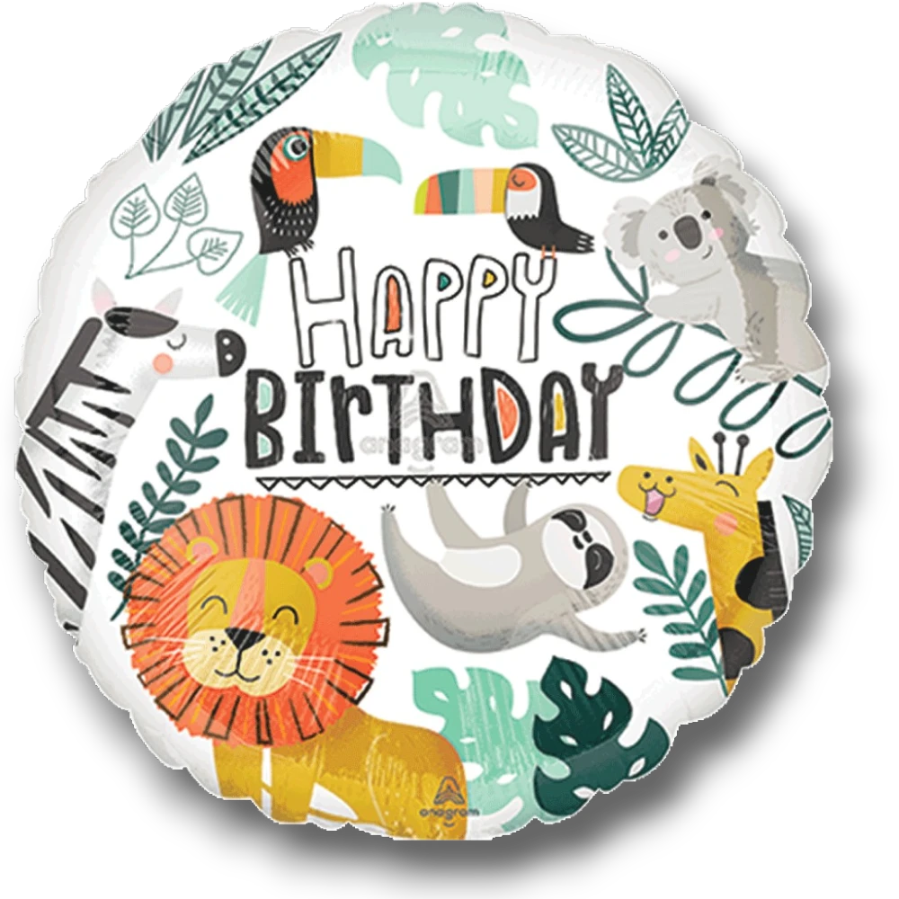 Globo 18" Birthday Wild C/1