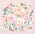 CH Pink Blooms Napkin C/16