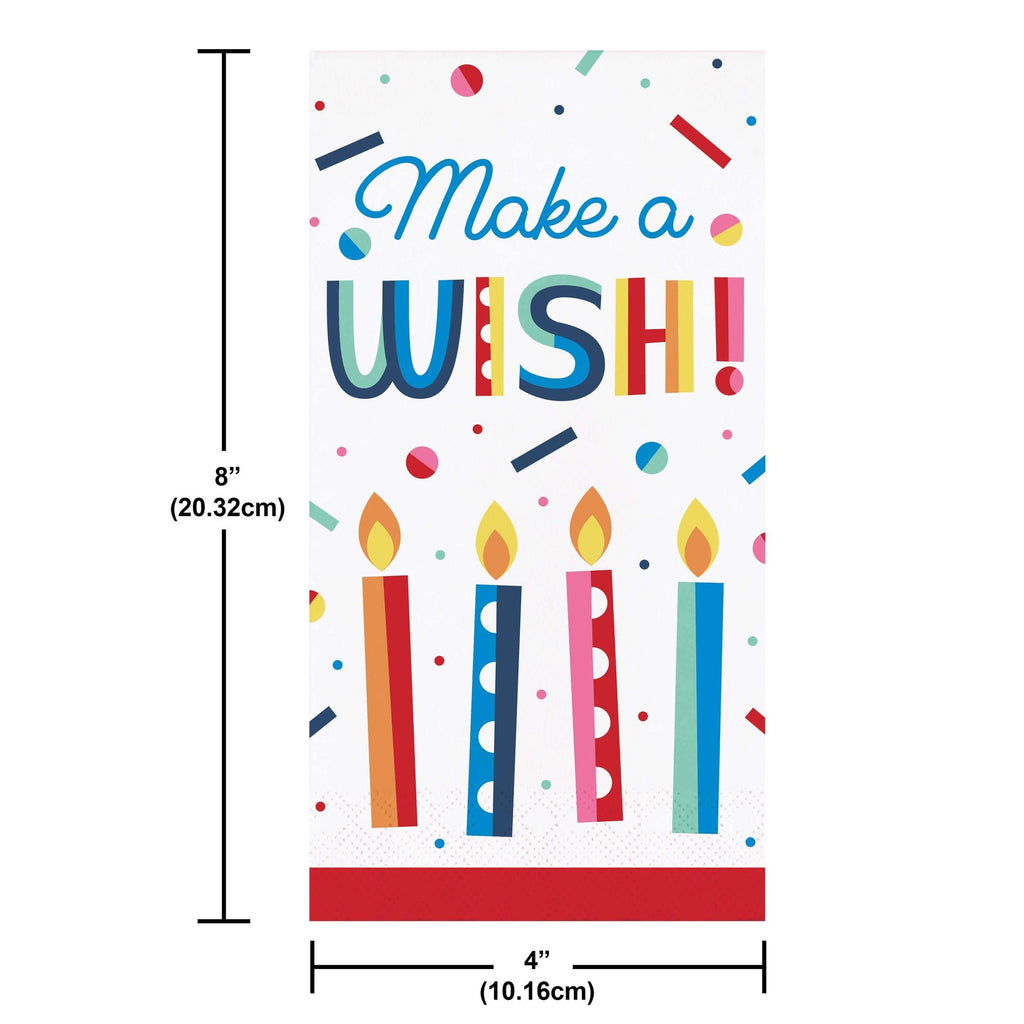 Birthday Bliss Rectangular Napkin C/24