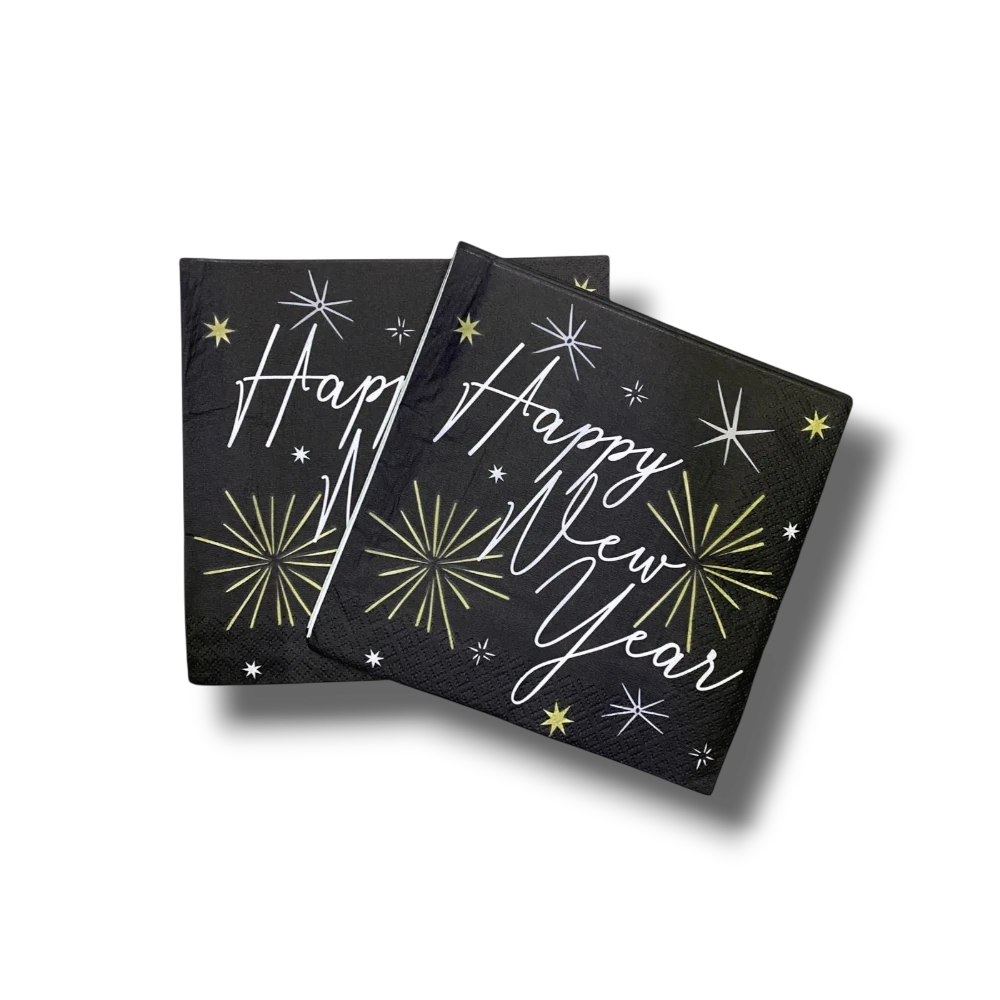 Napkin G Happy New Year C/16