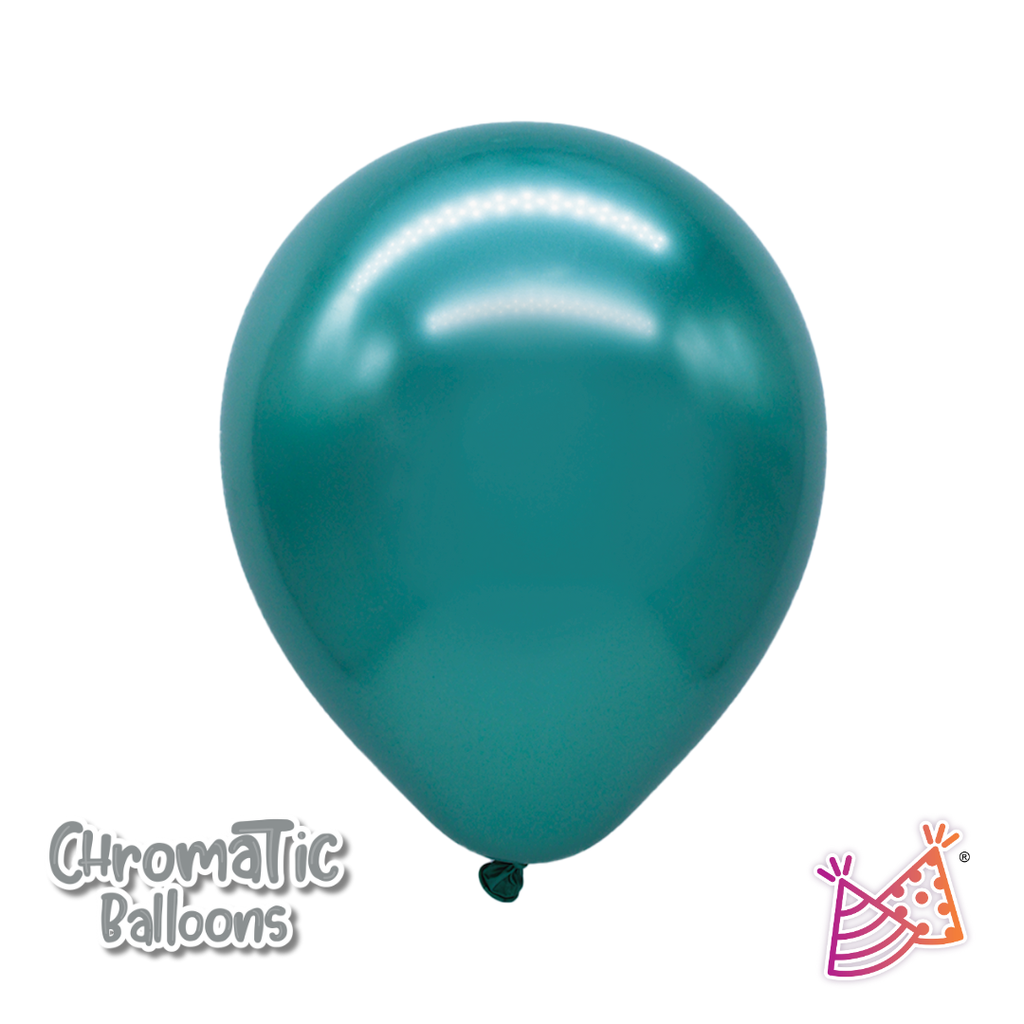 Bolsa De Globos Chrome 5" Eucalipto C/100