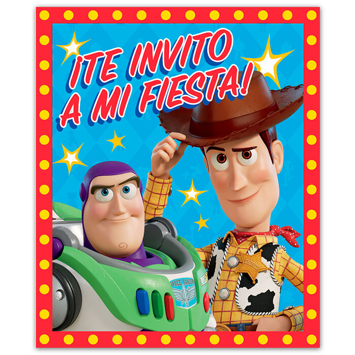 Toy Story 4 Invitations