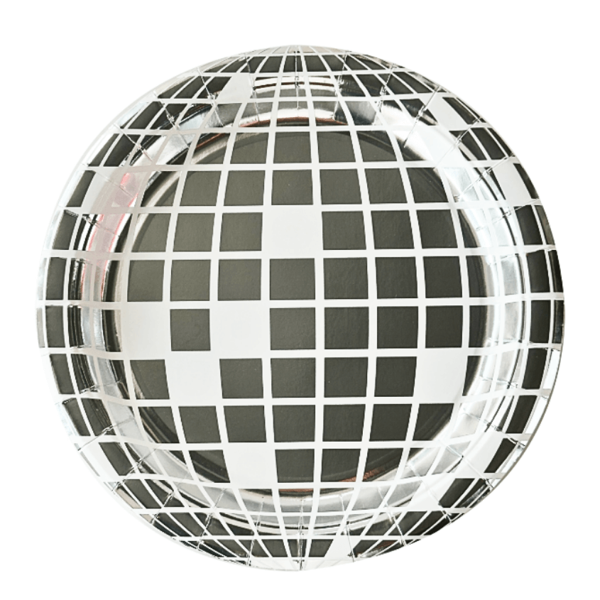 Plato 9" Bola Disco C/8