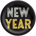 9" Foil New Year Plate C/50