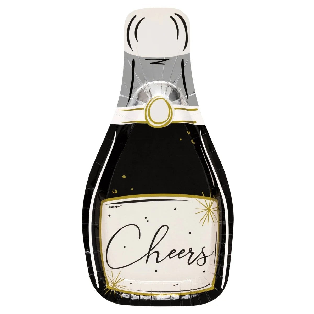Plato Figura Champagne Cheers C/8