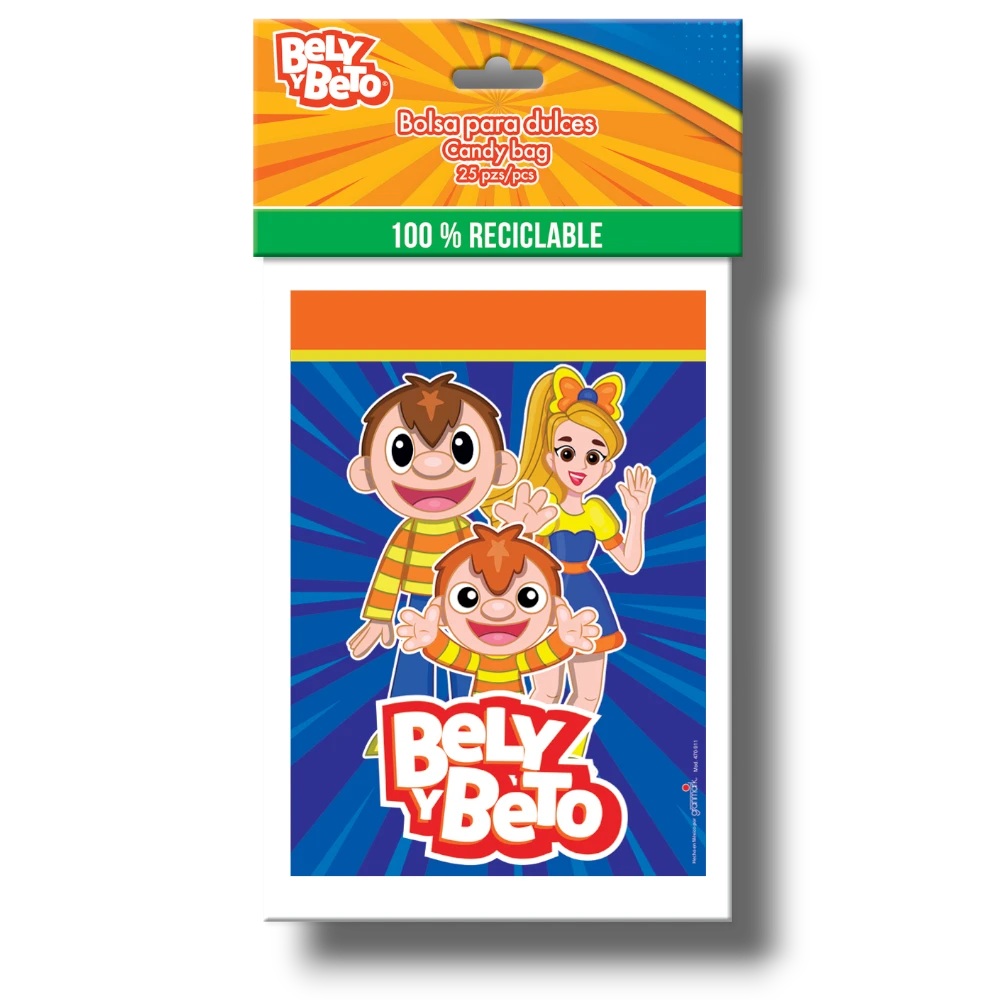 Bolsa Para Dulces Bely y Beto C/25