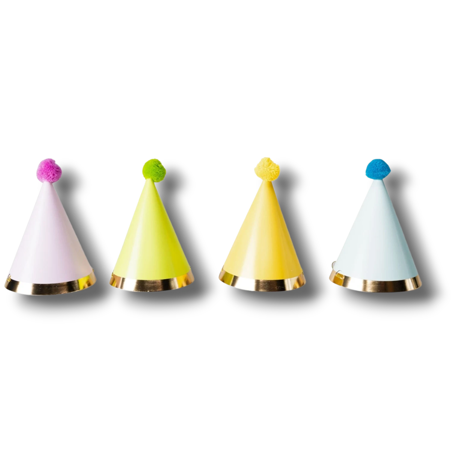 Mini Pastel Colored Hats C/8