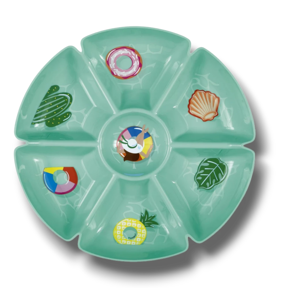 Tray with Summer Divider C/1