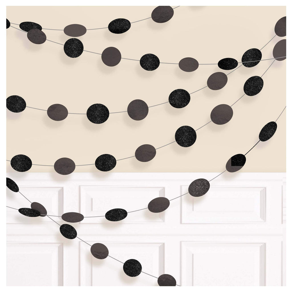 Dots Garland Black C/6